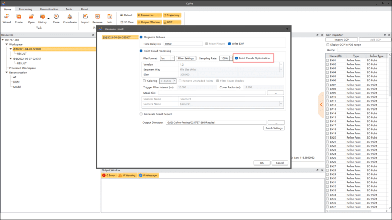 thickness optimization function